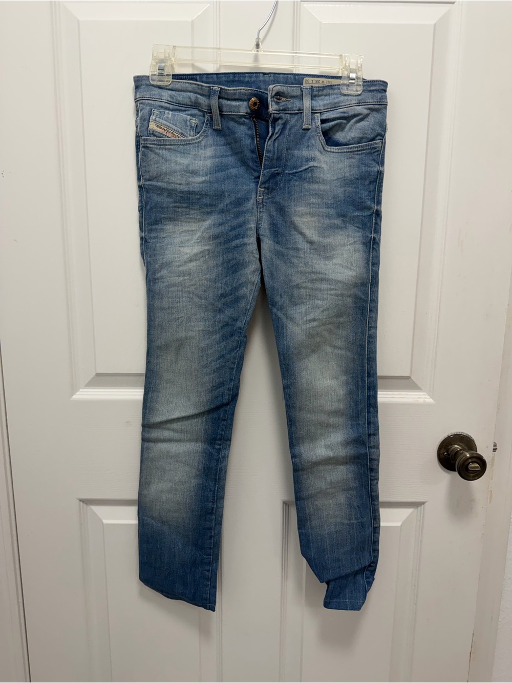 Diesel Light Wash Blue Slim Jeans